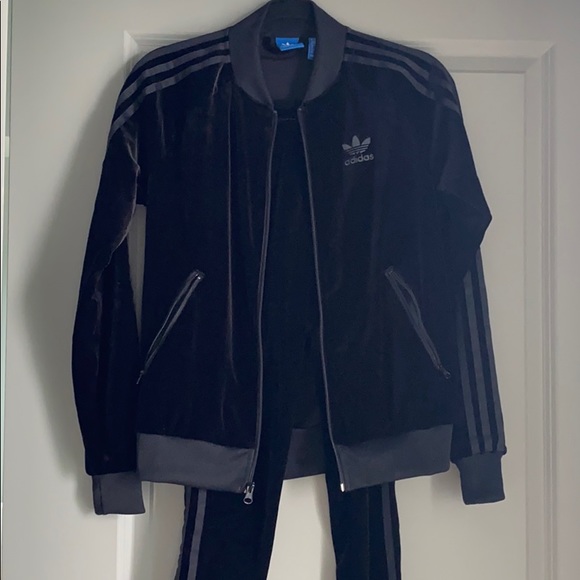 adidas velvet jumpsuit